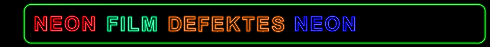 Schriften mit defekten Neon-Schriften