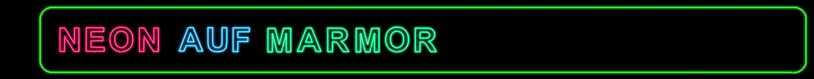 Neon auf Marmor
